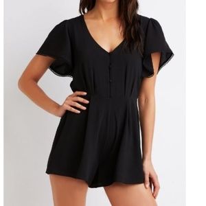 Charlotte Russe Black Romper